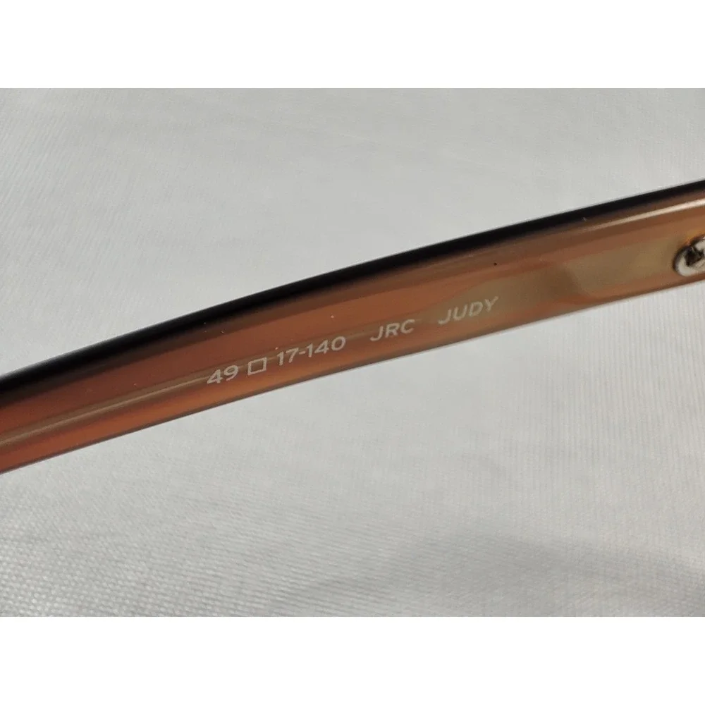 Barton Perreira Judy JRC Amber‎ Tortoise Eyeglass Frames Japan 49-17-140